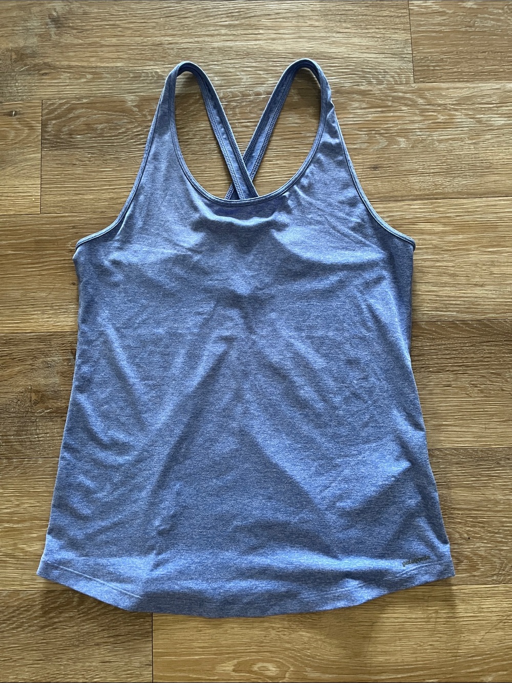 Patagonia Blue Fitted Sleeveless Tank Top M
